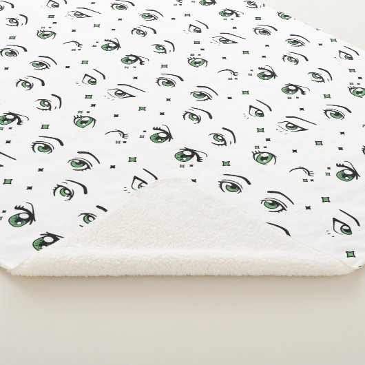 COUVERTURE SHERPA CONCEPTION MOTIF ANIME EYE (3/4)