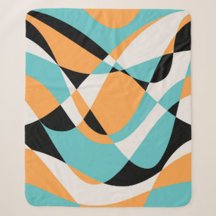 Couverture Sherpa Conception Motif sans faille Abstraite Waves