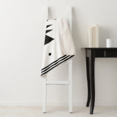 Couverture Sherpa Conception noire et blanche de sud-ouest (En situation)
