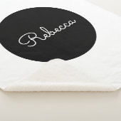 Couverture Sherpa Conception Rétro-Moderne de Script Blanc Modifiabl (3/4)