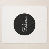 Couverture Sherpa Conception Rétro-Moderne de Script Blanc Modifiabl (Devant (Horizontal))