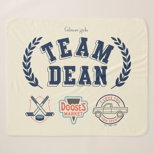 Couverture Sherpa Conception Team Dean Gilmore Girls (Devant (Horizontal))