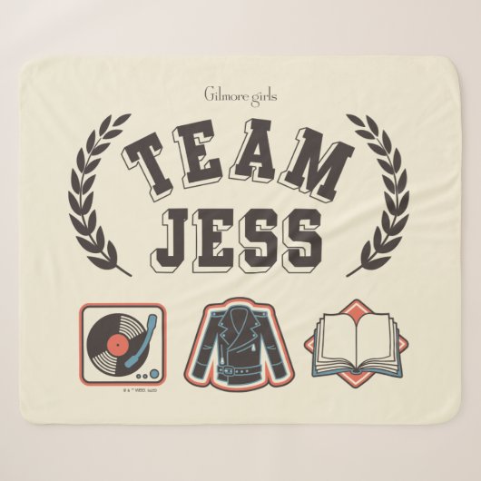 Couverture Sherpa Conception Team Jess Gilmore Girls (Devant (Horizontal))
