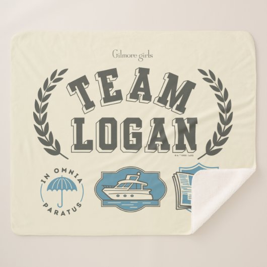 Couverture Sherpa Conception Team Logan Gilmore Girls (Devant (Horizontal))