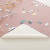 Couverture Sherpa Confetti de couleur aérée (3/4)
