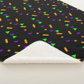 Couverture Sherpa Confettis néon Halloween (3/4)