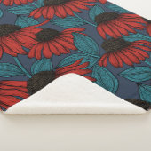 Couverture Sherpa Confleurs rouges (3/4)