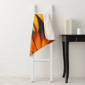 Couverture Sherpa Confleurs royaux orange (En situation)