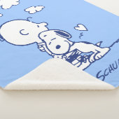 Couverture Sherpa Confort et sécurité | Charlie & Snoopy Hug (3/4)