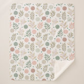 Couverture Sherpa Confortable avec Motif Classique (Devant)