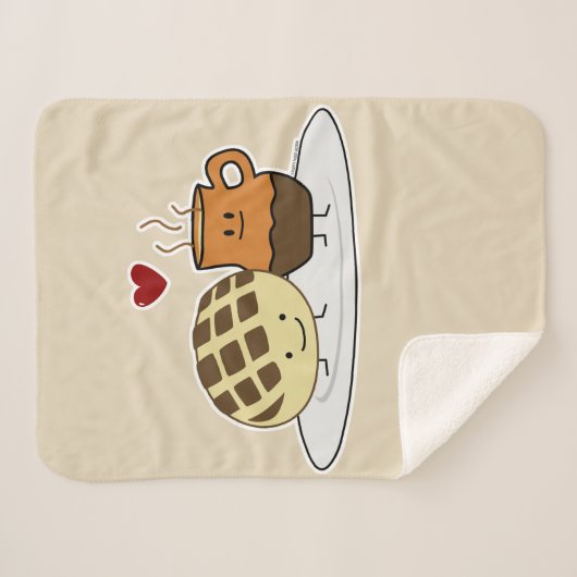 Couverture Sherpa Conque douce de Mexicain de dulce de casserole de (Devant (Horizontal))