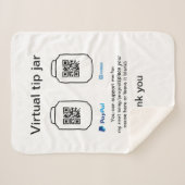 Couverture Sherpa Conseil virtuel jar q r code argent don PayPal ven (Devant (Horizontal))