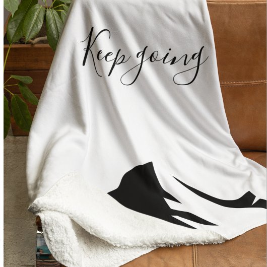 Couverture Sherpa Conserver Noir Moderne En Simple