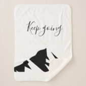 Couverture Sherpa Conserver Noir Moderne En Simple (Devant)