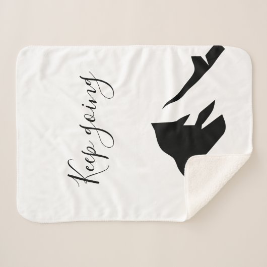 Couverture Sherpa Conserver Noir Moderne En Simple (Devant (Horizontal))