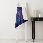 Couverture Sherpa Constellation, Art Fractal Abstrait Imaginaire (En situation)