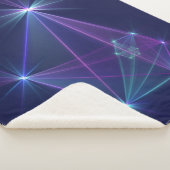 Couverture Sherpa Constellation, Art Fractal Abstrait Imaginaire (3/4)