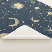 Couverture Sherpa Constellation céleste - Nuit étoilée (3) (3/4)