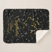 Couverture Sherpa Constellation de Sagittaire (Devant (Horizontal))