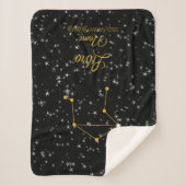 Couverture Sherpa Constellation Libra (Devant)