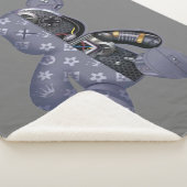 Couverture Sherpa Contemporary Robot Bear (3/4)