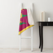 Couverture Sherpa Contrada del Drago (Dragon) Palio di Siena (En situation)