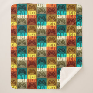 COUVERTURE SHERPA CONTRÔLEUR DE JEU VIDÉO VINTAGE GAMER
