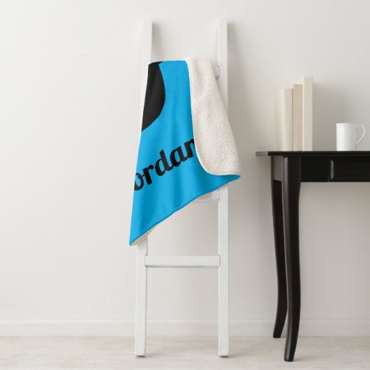 Couverture Sherpa Cookie Face Art | Ajouter Votre Nom (En situation)