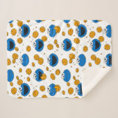 Couverture Sherpa Cookie Monster | C est pour motif de Cookie (Devant (Horizontal))