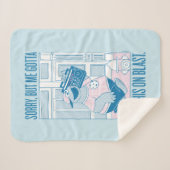 Couverture Sherpa Cookie Monster | Désolé Mais Je Dois (Devant (Horizontal))