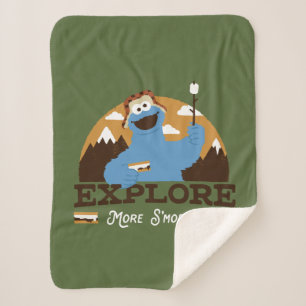 Couverture Sherpa Cookie Monster   Explorer plus S'mores