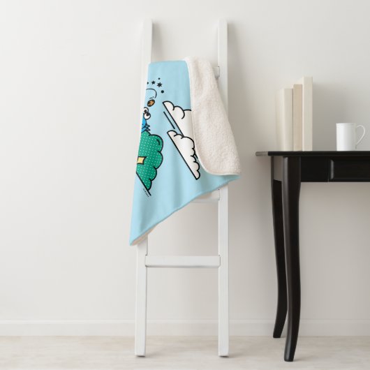 Couverture Sherpa Cookie Monster | Les cookies sont toujours la bonn (En situation)