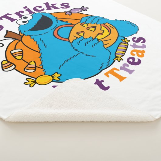 Couverture Sherpa Cookie Monster | Pas de traces juste des traitemen (3/4)