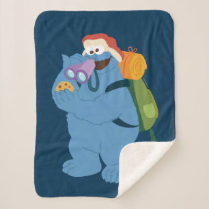 Couverture Sherpa Cookie Monster Recherche de Cookies