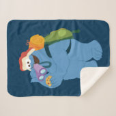 Couverture Sherpa Cookie Monster Recherche de Cookies (Devant (Horizontal))