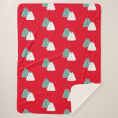 Couverture Sherpa Cookies de Noël Saupoudrer Boulangerie Traitements (Devant)