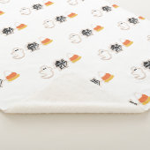 Couverture Sherpa Cookies Halloween Thème Fantôme (3/4)