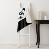 Couverture Sherpa Cool Comme Chien Husky (En situation)