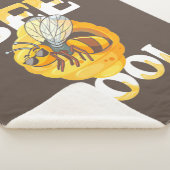 Couverture Sherpa Cool d'abeilles (3/4)