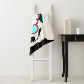 Couverture Sherpa Cool Husky Alaskan portant des lunettes Amateurs (En situation)