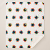 Couverture Sherpa Cool Rainbow Eyes (Devant)