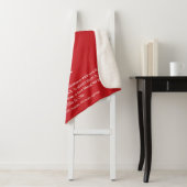 Couverture Sherpa Cool Soeur Fête d'hiver Flammes de neige Définitio (En situation)