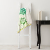 Couverture Sherpa Cool Vintage Géographie Nouveau Monde Carte (En situation)