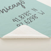 Couverture Sherpa Coordonnées GPS de Chicago Latitude de longitude (3/4)