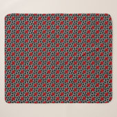 Couverture Sherpa Coquelicot sur dessous de plat Fleurs de Goth (Devant (Horizontal))
