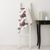 Couverture Sherpa Coquette Frenchie Nom costumizable (En situation)