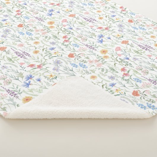 Couverture Sherpa Coquette Wildflower Meadow  (3/4)