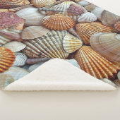 Couverture Sherpa Coquillages (3/4)