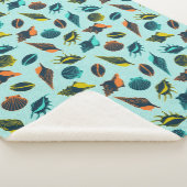 Couverture Sherpa Coquillages colorés (3/4)