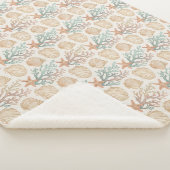 Couverture Sherpa Coquillages et Corail (3/4)